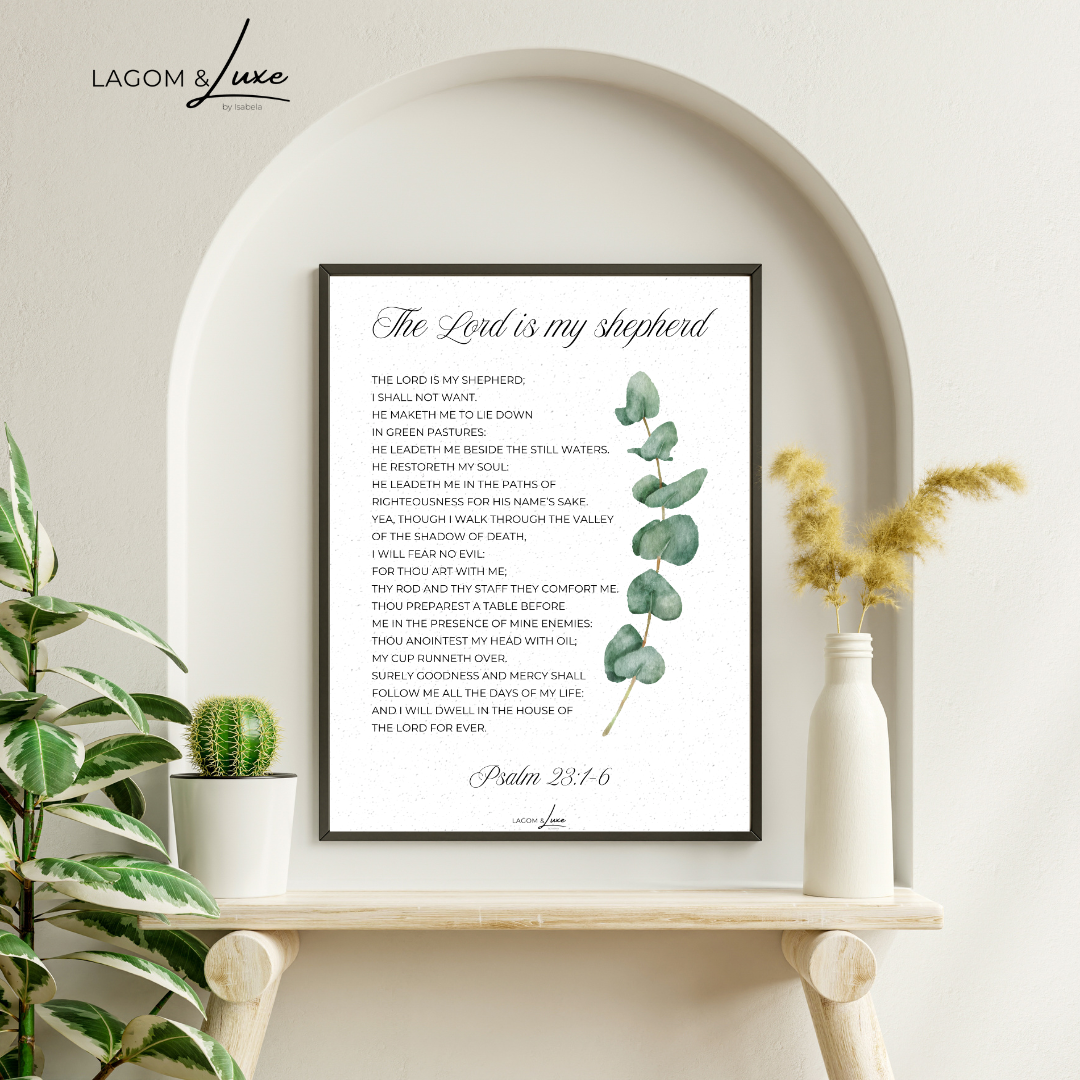 The Lord is my shepherd: Digital Download Only