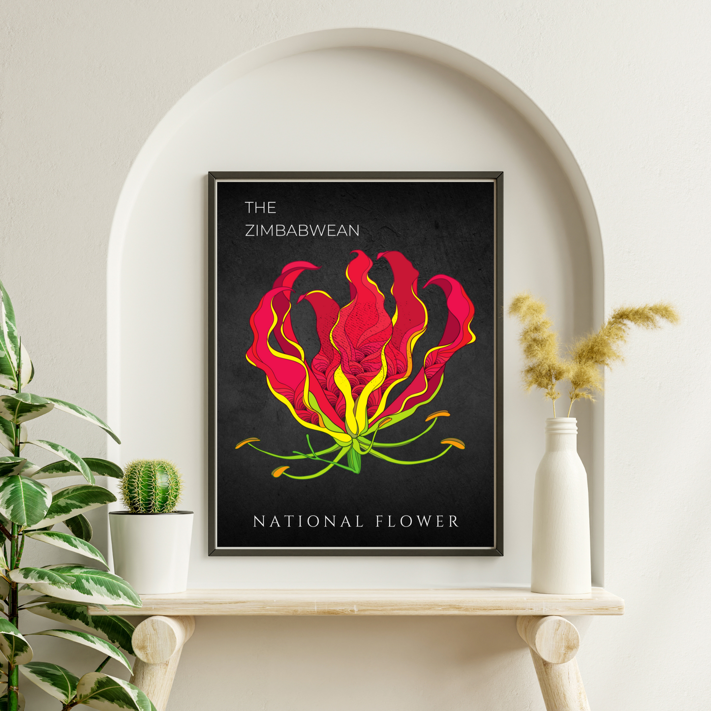 The Gloriosa Superba Wall Poster