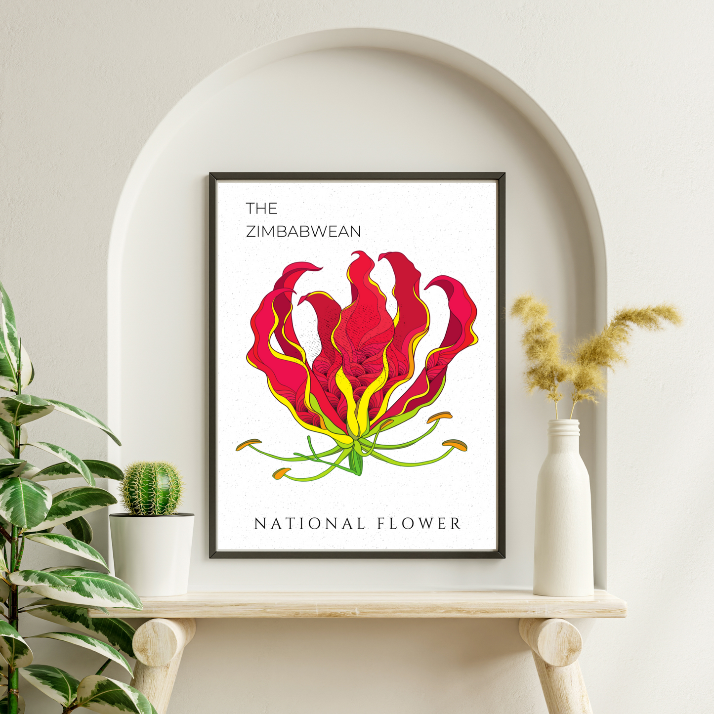 The Gloriosa Superba Wall Poster