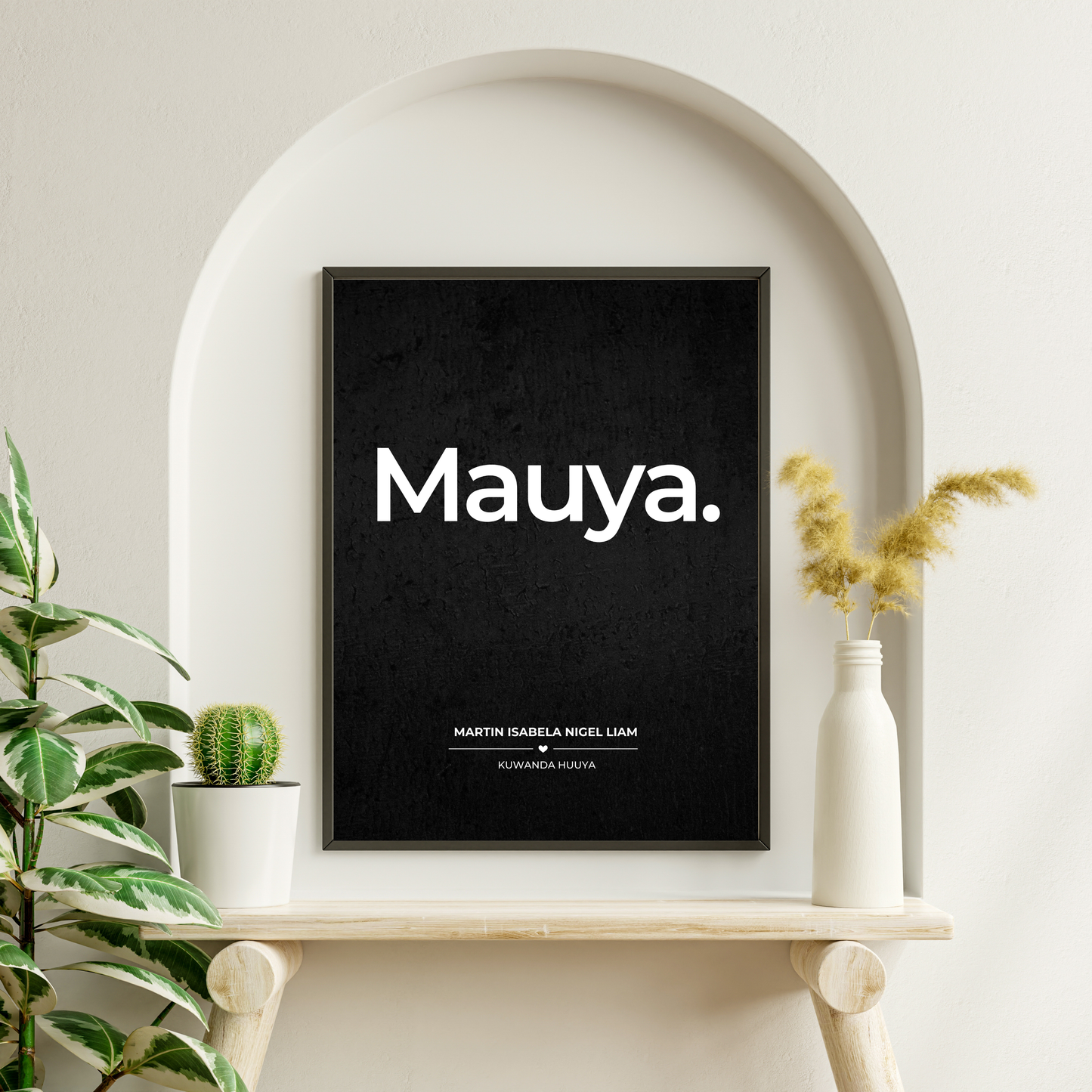 Mauya Wall Poster - Zimbabwean Welcome (50x70 cm)