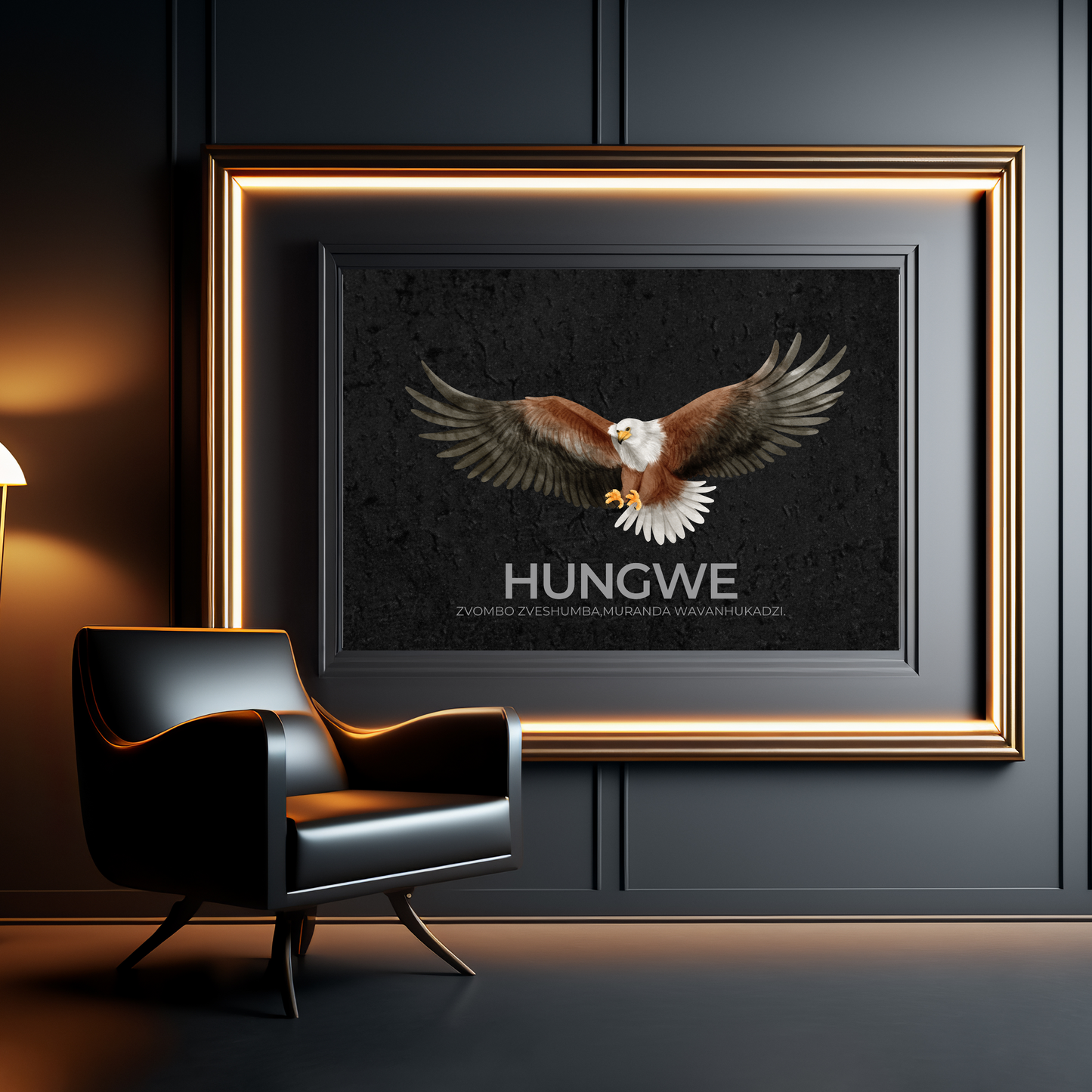 Hungwe: Soaring High Wall Art (70x50 cm)