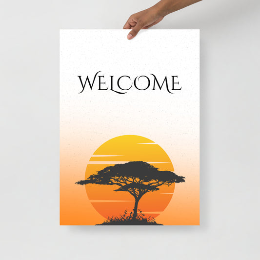 Welcome Wall Poster (70 x 100 cm)